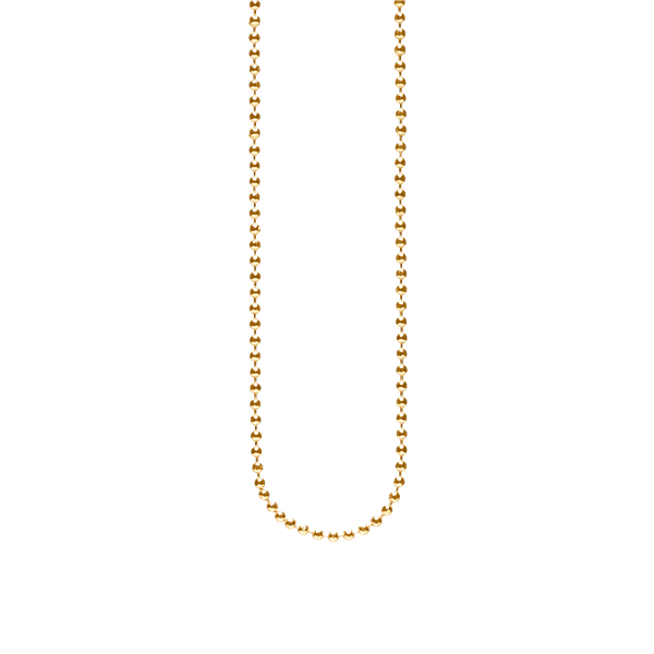 Sølv forg. collie kugle facet 1,8mm 70cm, fra aagaard