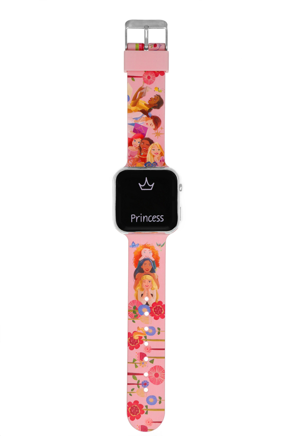 Disney Prinsesse pink LED ur, fra Støvring Design