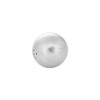 SHAPE Sølv rhod. kuglelås mat 18mm, fra Siersbøl Shape