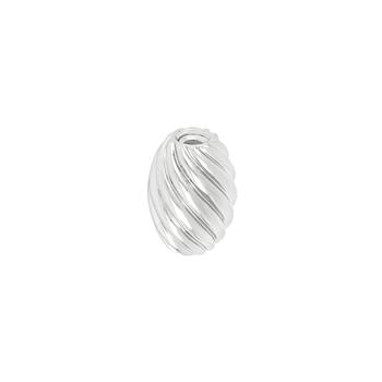 SHAPE Sølv rhodineret Twistet lås blank, fra Siersbøl Shape