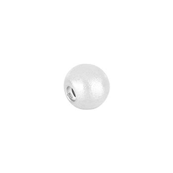 SHAPE Sølv rhod. kuglelås mat 12mm, fra Siersbøl Shape