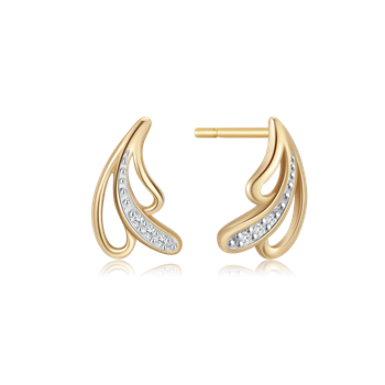 Guld ørestikker, fra Støvring Design