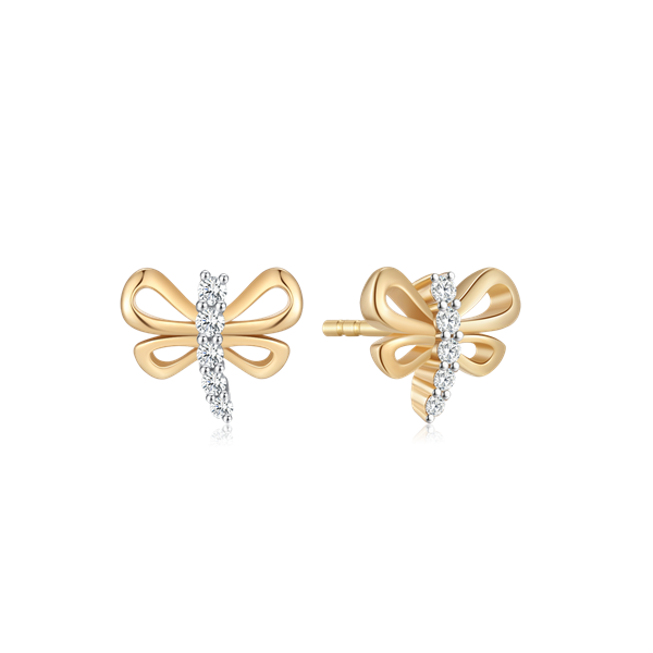 Guld ørestikker, fra Støvring Design