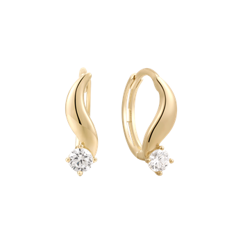 Guld ørestikker, fra Støvring Design