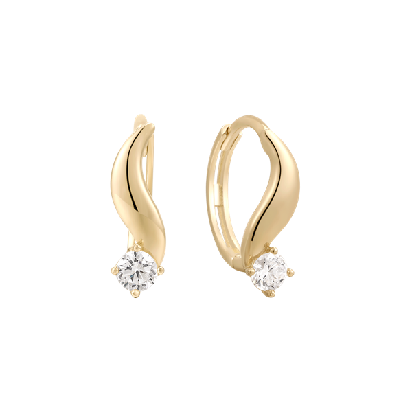 Guld ørestikker, fra Støvring Design