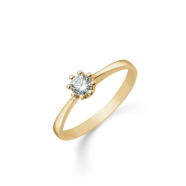 Guld ring, fra Støvring Design