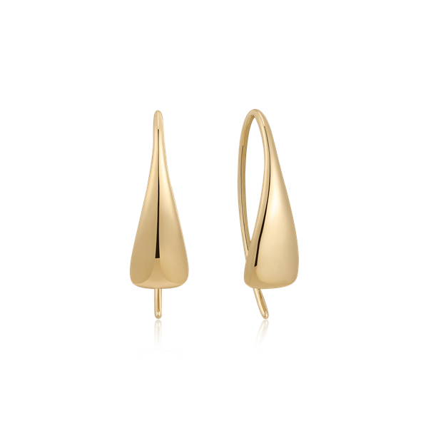 Guld ørehænger, fra Støvring Design