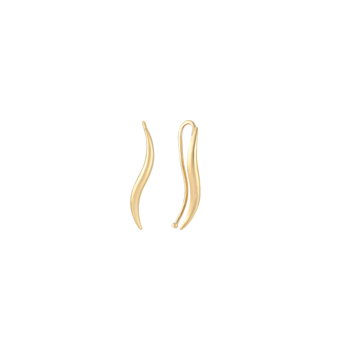Guld ørehænger, fra Støvring Design