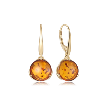 Guld ørehænger, fra Støvring Design