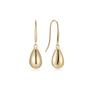 Guld ørehænger, fra Støvring Design