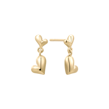 Guld ørehænger, fra Støvring Design