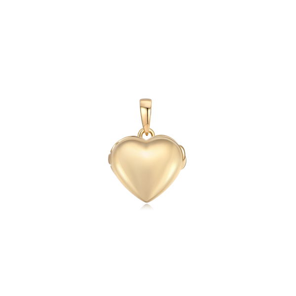 Guld medaljon i 8 kt, 9 x 10 mm