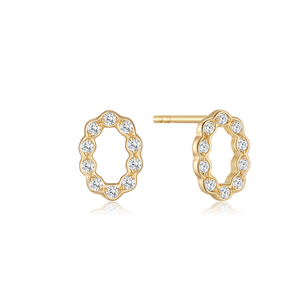 Guld ørestikker, fra Støvring Design
