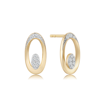 Guld ørestikker, fra Støvring Design