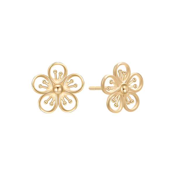 Guld ørestikker, fra Støvring Design