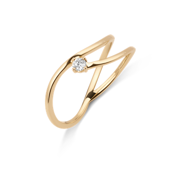 Guld ring, fra Støvring Design