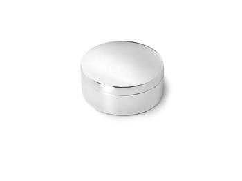 Enkel, rund æske, 42 mm, sølvfarvet, fra Noa Kids