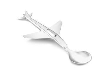 Børneske „Airplane“ i rustfrit stål, fra Noa Kids