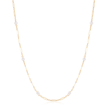 Guld collier, fra Støvring Design