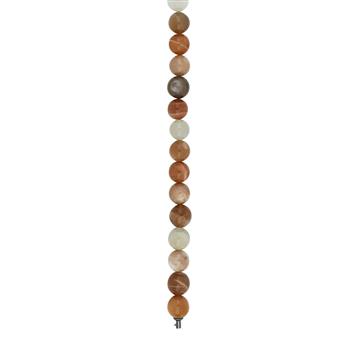 SHAPE Månestenskæde pudder 12mm  45cm, fra Siersbøl Shape