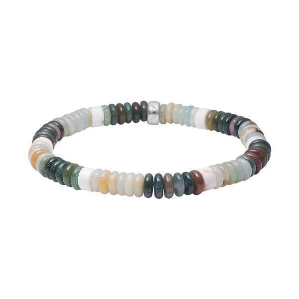 Amazonit, howlit, agat armbånd, fra Heinzendorff