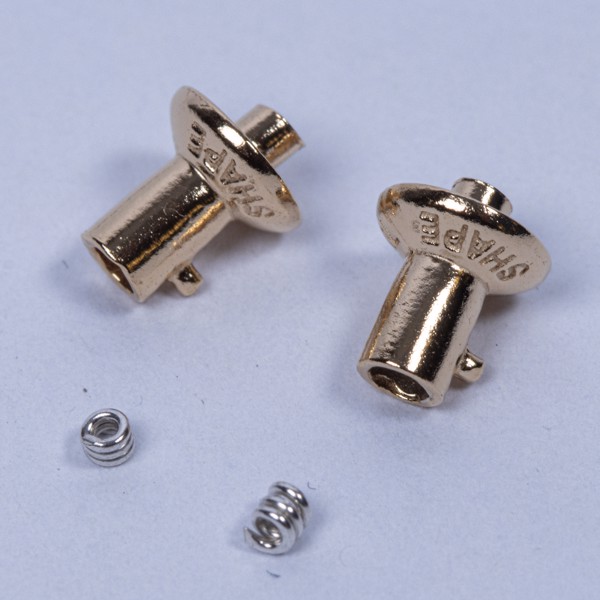  Sølvforgyldt bajonet 2stk., fra Heinzendorff