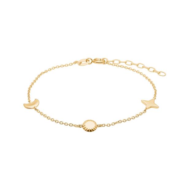 Forgyldt sølv armbånd UNIVERSE52, fra Nordahl