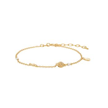 Forgyldt sølv armbånd RIPPLES52, fra Nordahl