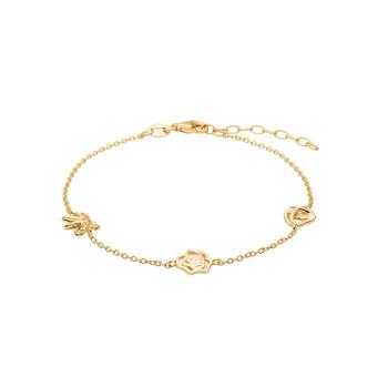 Forgyldt sølv armbånd BLOSSOM52, fra Nordahl