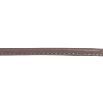 Læderarmbånd m/rosaforg. sølv lås farve24, fra Heinzendorff