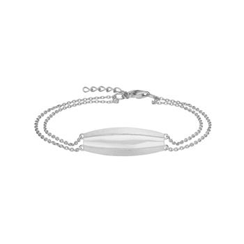 Siersbøl rhd. sølv armbånd LINÈA, fra Siersbøl