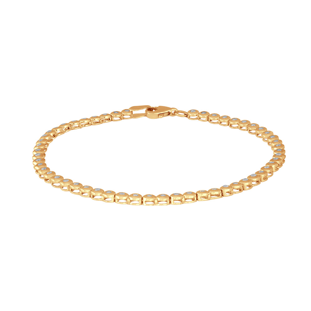 8kt. guldtennisarmbånd, fra Siersbøl