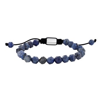 SON armbånd blue sodalite stål 8mm, fra Son of Noa