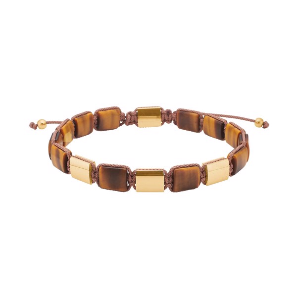 SON armbånd yellow tiger eye og IP gold, fra Son of Noa