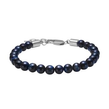 SON armbånd blå tigerøje 6mm, 19cm - 23cm, fra Son of Noa