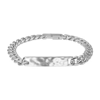 Son of Noa SON herrearmbånd stål ID-plade 19 cm