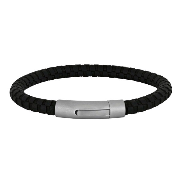 SON armbånd sort kalveskind 19cm 6mm, fra Son of Noa