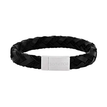 SON armbånd sort kalveskind 19cm, fra Son of Noa