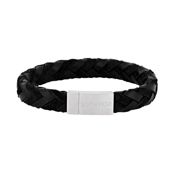 SON armbånd sort kalveskind 21cm, fra Son of Noa