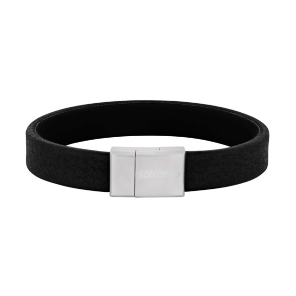 SON armbånd sort kalveskind 19cm, fra Son of Noa