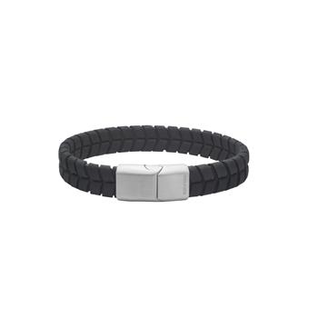 Son of Noa SON læderarmbånd sort kalveskind 12mm