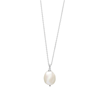 Rhd. sølvkæde BAROQUE52 perle 20mm , fra Nordahl