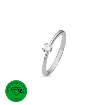 MARY Ring 8K, HV LG DIAM 0,10CT W/VS, fra Aagaard