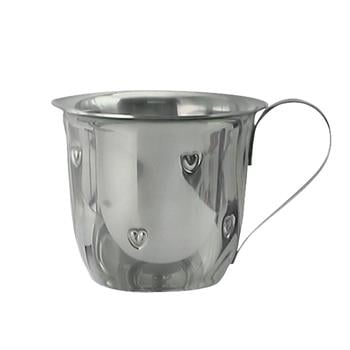 Rustfrit stål krus m/ hjerter, fra Noa Kids