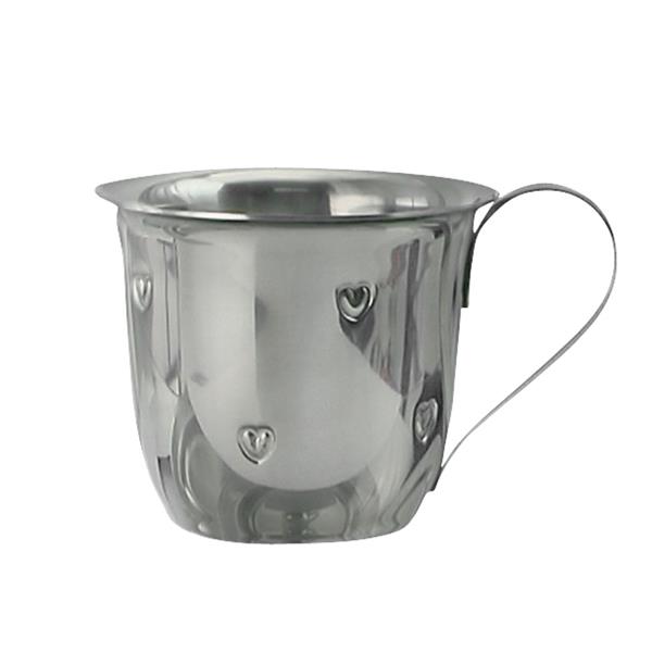 Rustfrit stål krus m/ hjerter, fra Noa Kids