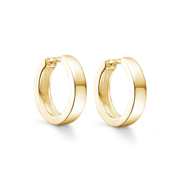 Sølvforgyldt creoler, fra Støvring Design