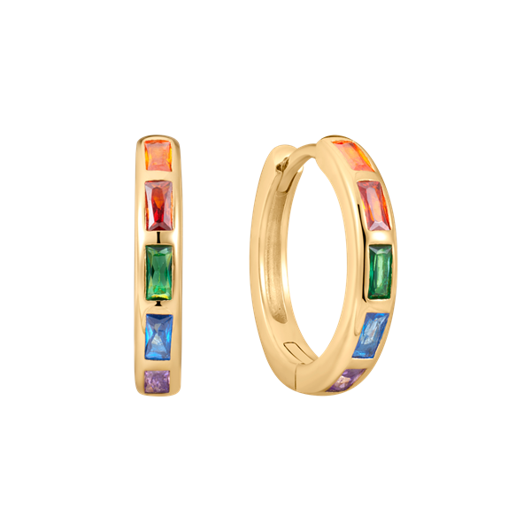 Sølvforgyldt creoler, fra Støvring Design