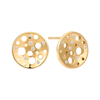 Sølvforgyldt ørestikker, fra Støvring Design