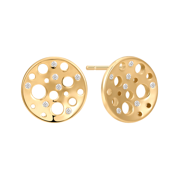 Sølvforgyldt ørestikker, fra Støvring Design