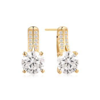 Sølvforgyldt ørestikker, fra Støvring Design